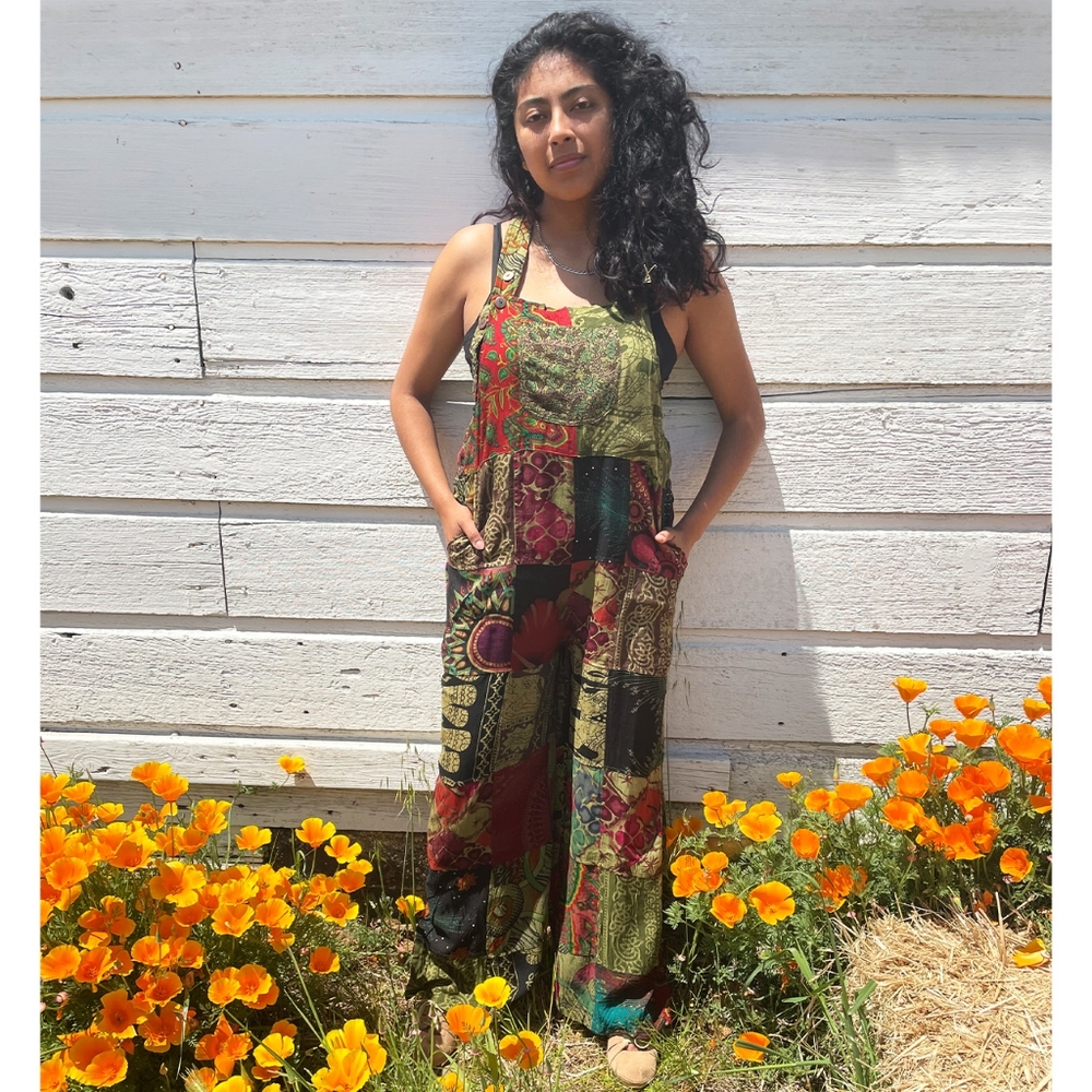 Jayli Deva Patchwork Overalls
